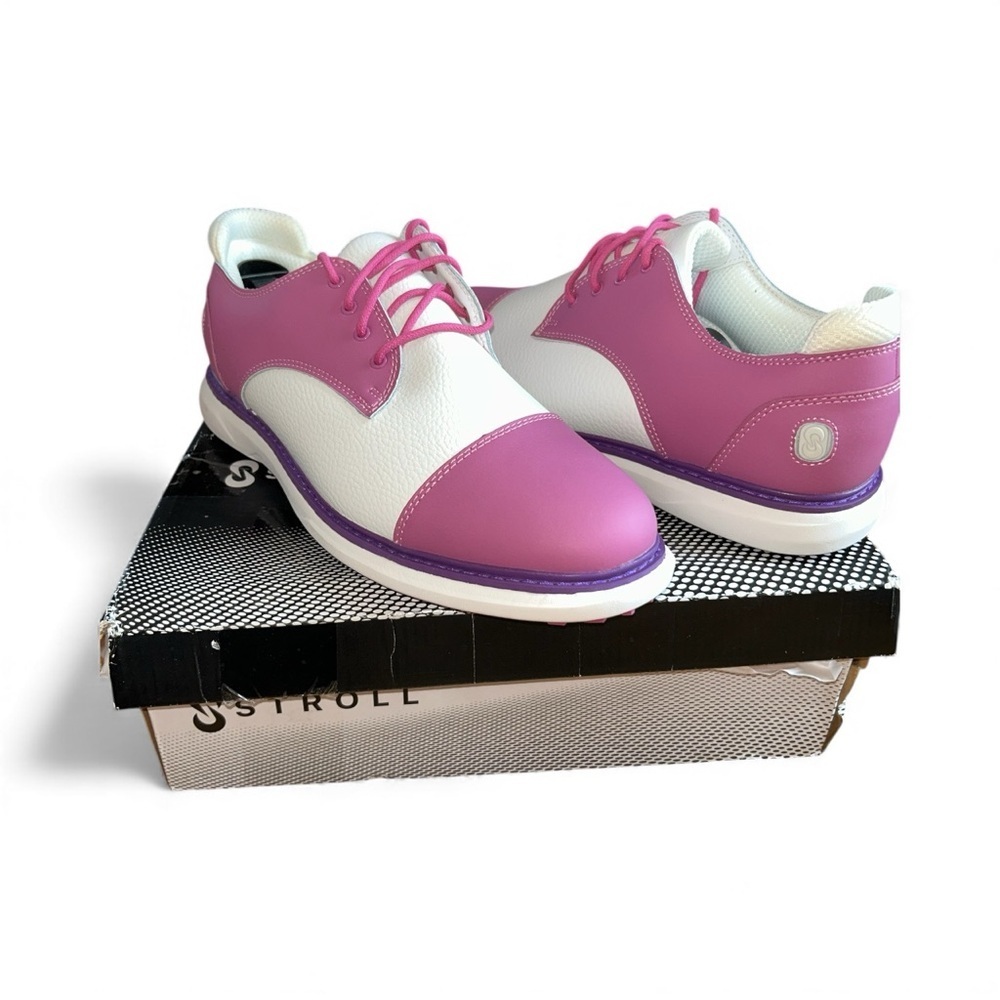 NIB men’s size 11 Stroll Derby Cap Toe Golf shoe